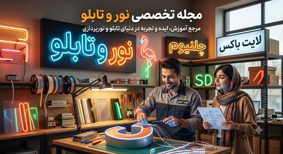 مجله تخصصی نور و تابلو